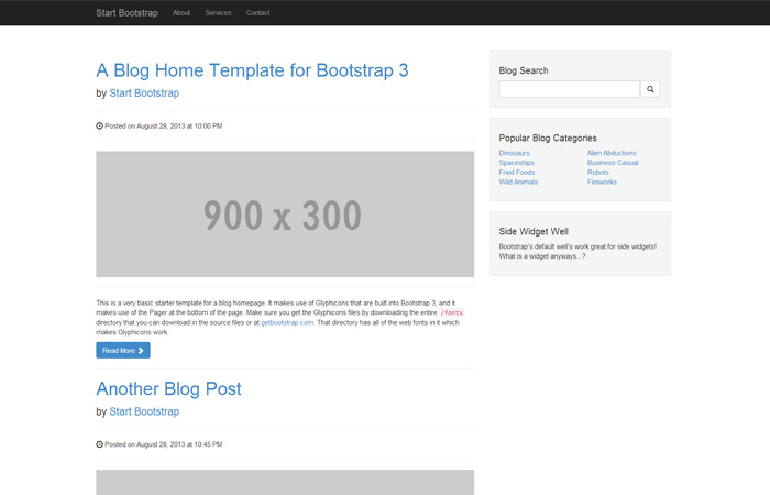 bootstrap_template